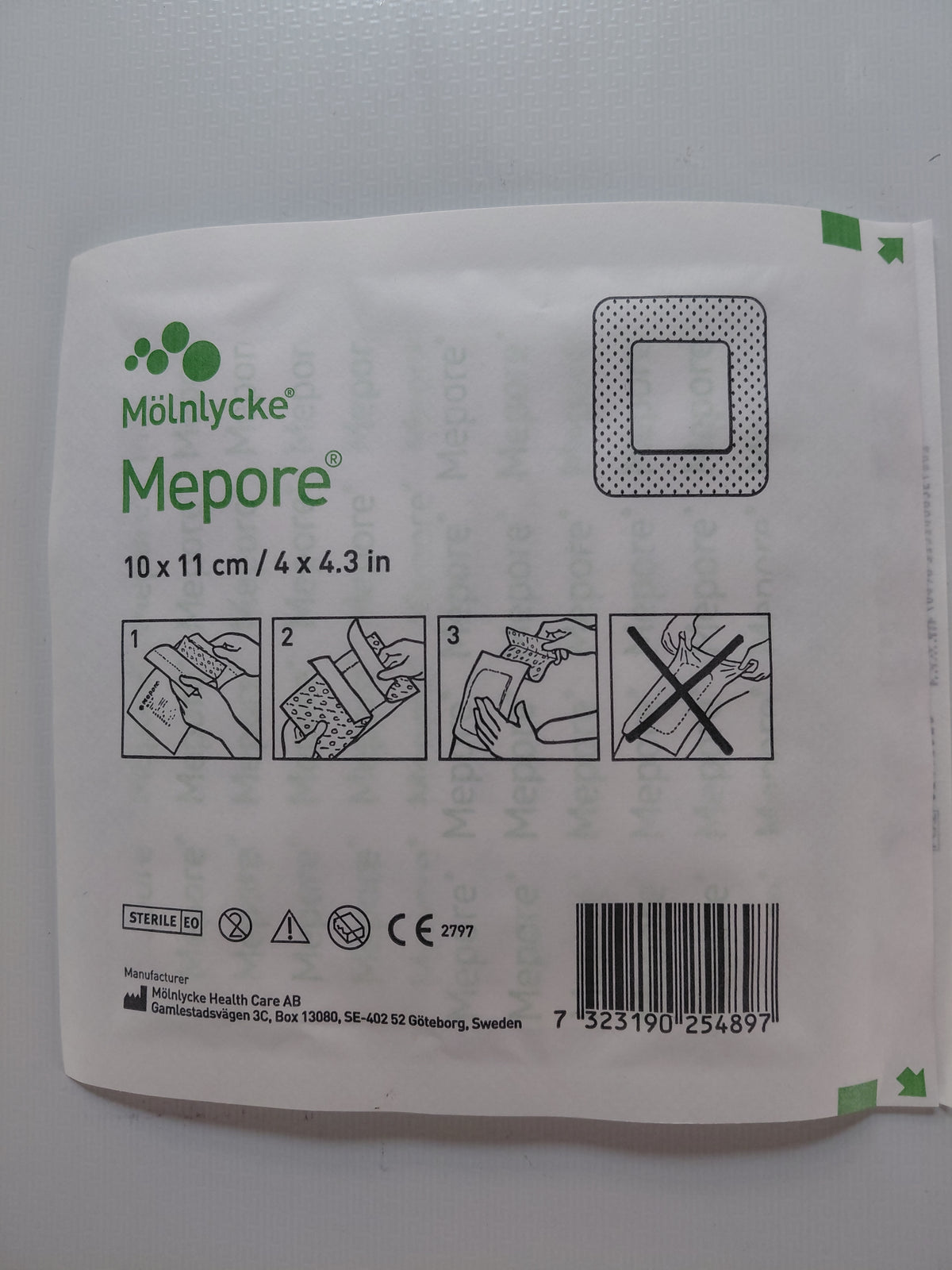 Mepore Sterile Dressing 10 x 11 cm