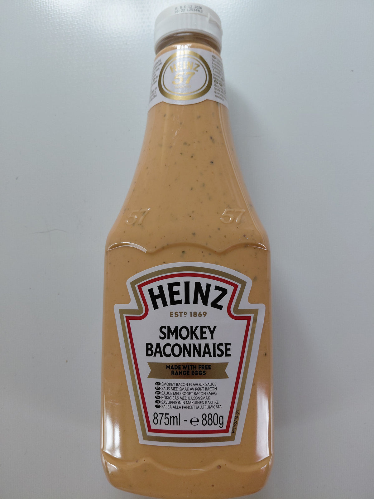 Heinz Smokey Baconnaise Sauce 875ml