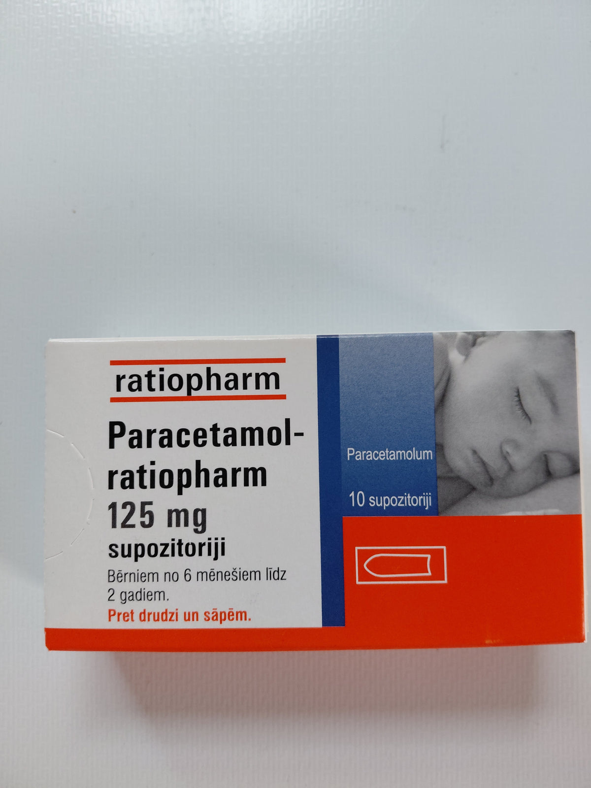 Paracetamol-ratiopharm 125mg Suppositories - 10 Suppositories