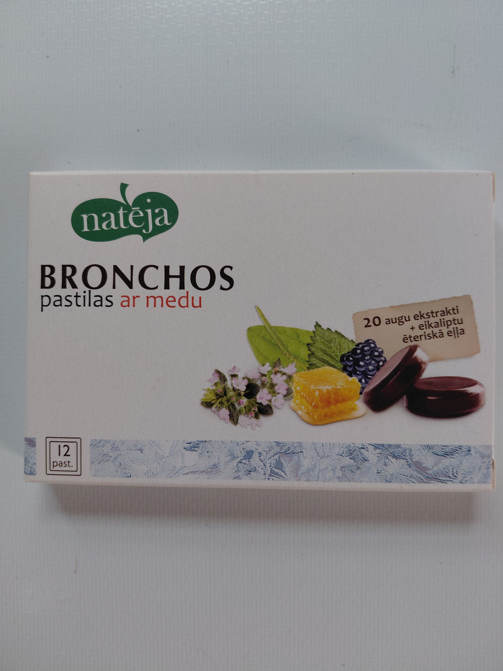 Nateja Bronchos Herbal Lozenges with Honey - 12 Lozenges