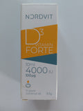 NordVit Vitamin D3 Forte 4000 IU - 10ml