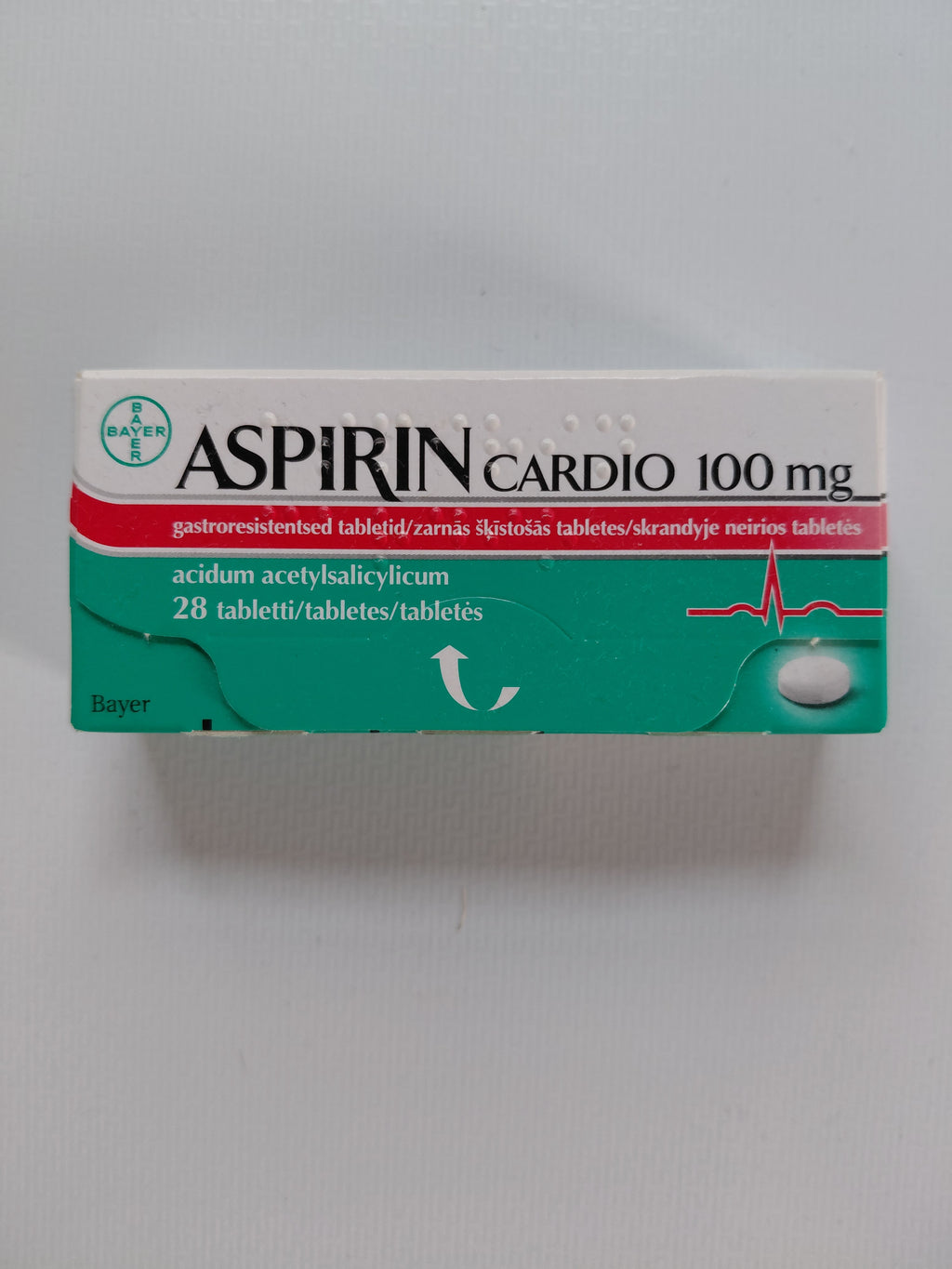 Aspirin Cardio 100mg Gastro-Resistant Tablets - 28 Tablets