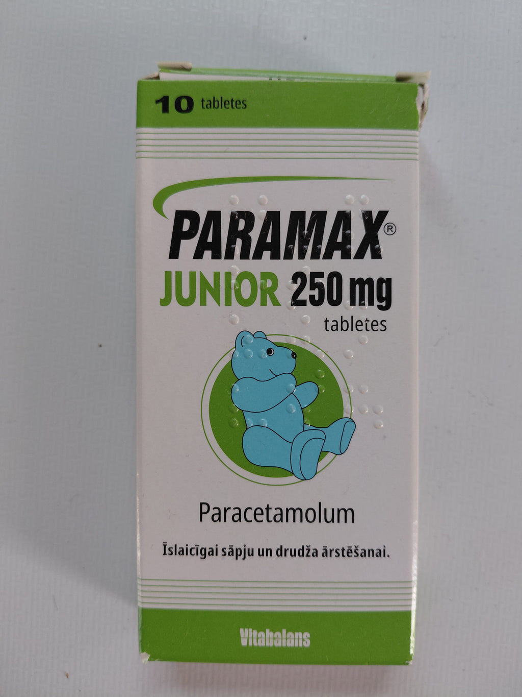 Paramax Junior 250mg Tablets - 10 Tablets