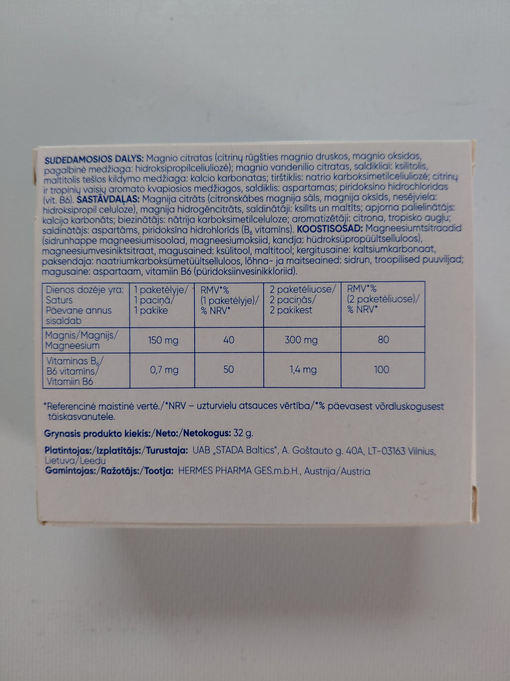 Magne B6 Fast - 20 Sachets
