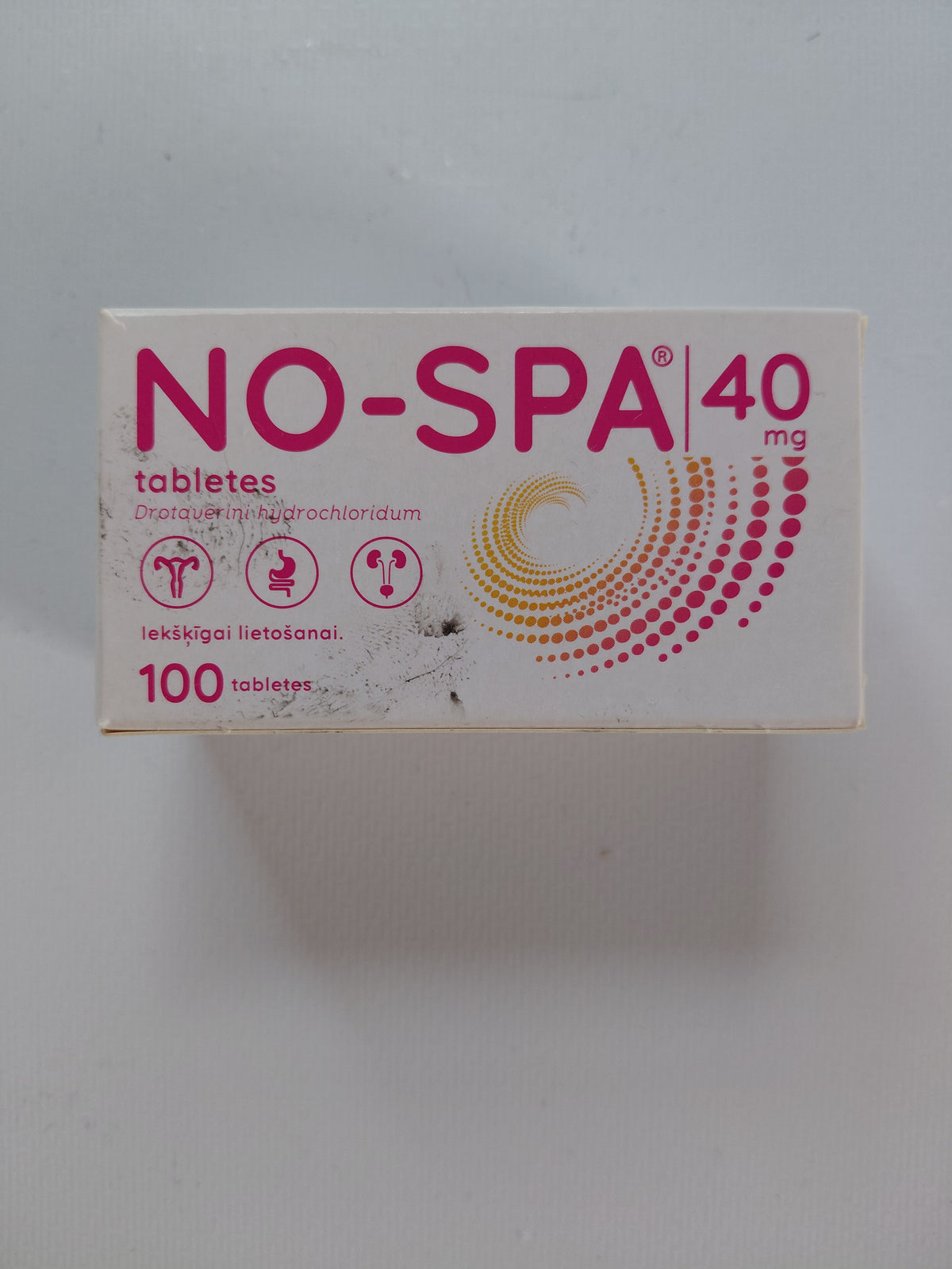 No-Spa 40mg Tablets - 100 Tablets