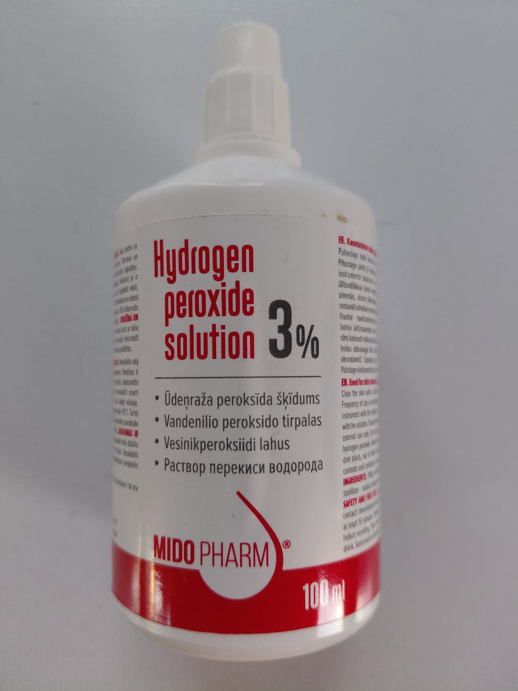 Hydrogen Peroxide Solution 3% - 100ml