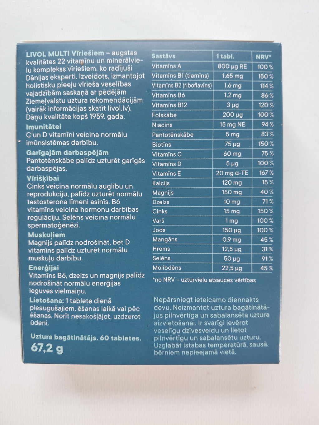 Livol Multi for Men - 60 Tablets