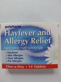 Galpharm Hayfever and Allergy Relief – Cetirizine Hydrochloride, 14 Tablets