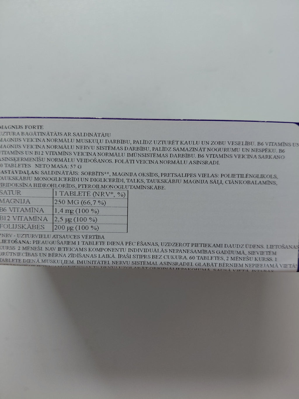 Magnesium Forte Extra Strong – 60 Tablets