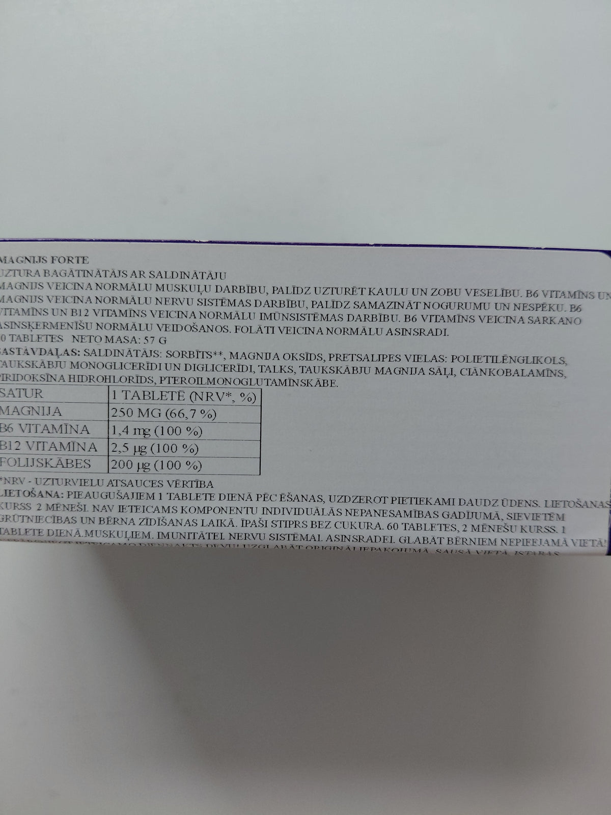 Magnesium Forte Extra Strong – 60 Tablets