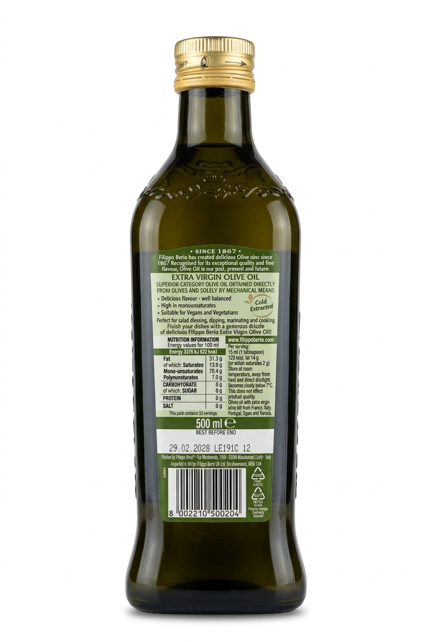 Filippo Berio Extra Virgin Olive Oil 500ml